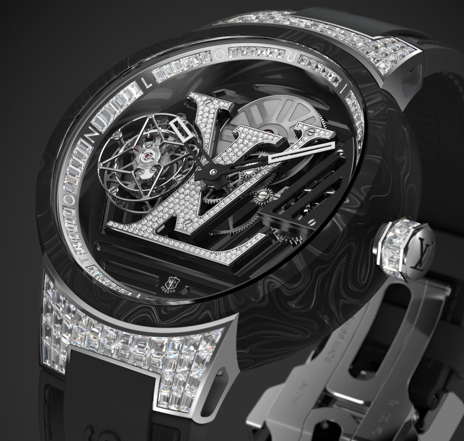 vuitton tourbillon watch