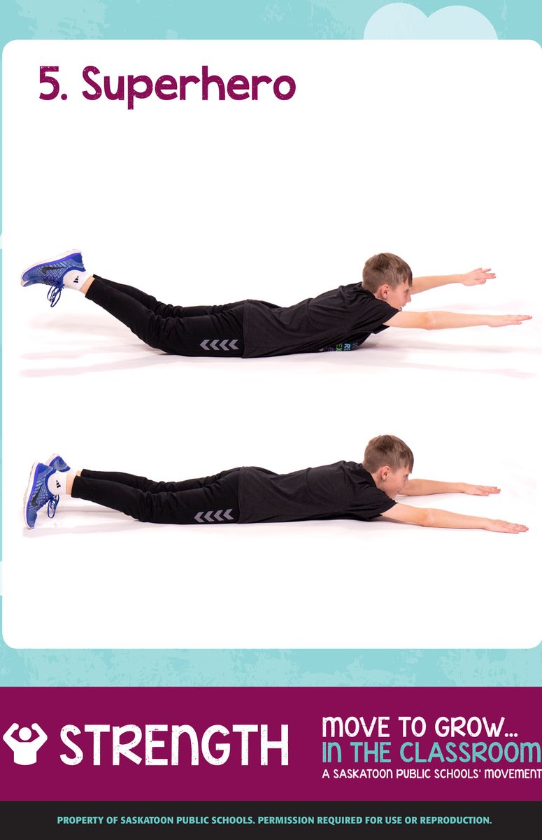 BAM! We're heading into Monday like superheroes! Take flight for a week of #SPSLearnAtHome and work your muscles with this Brain Activating Movement. Want more strength, calming or vigorous activities, check out our YouTube  playlists: ow.ly/ZBVc50z6qUh #spslearn #Move2Grow