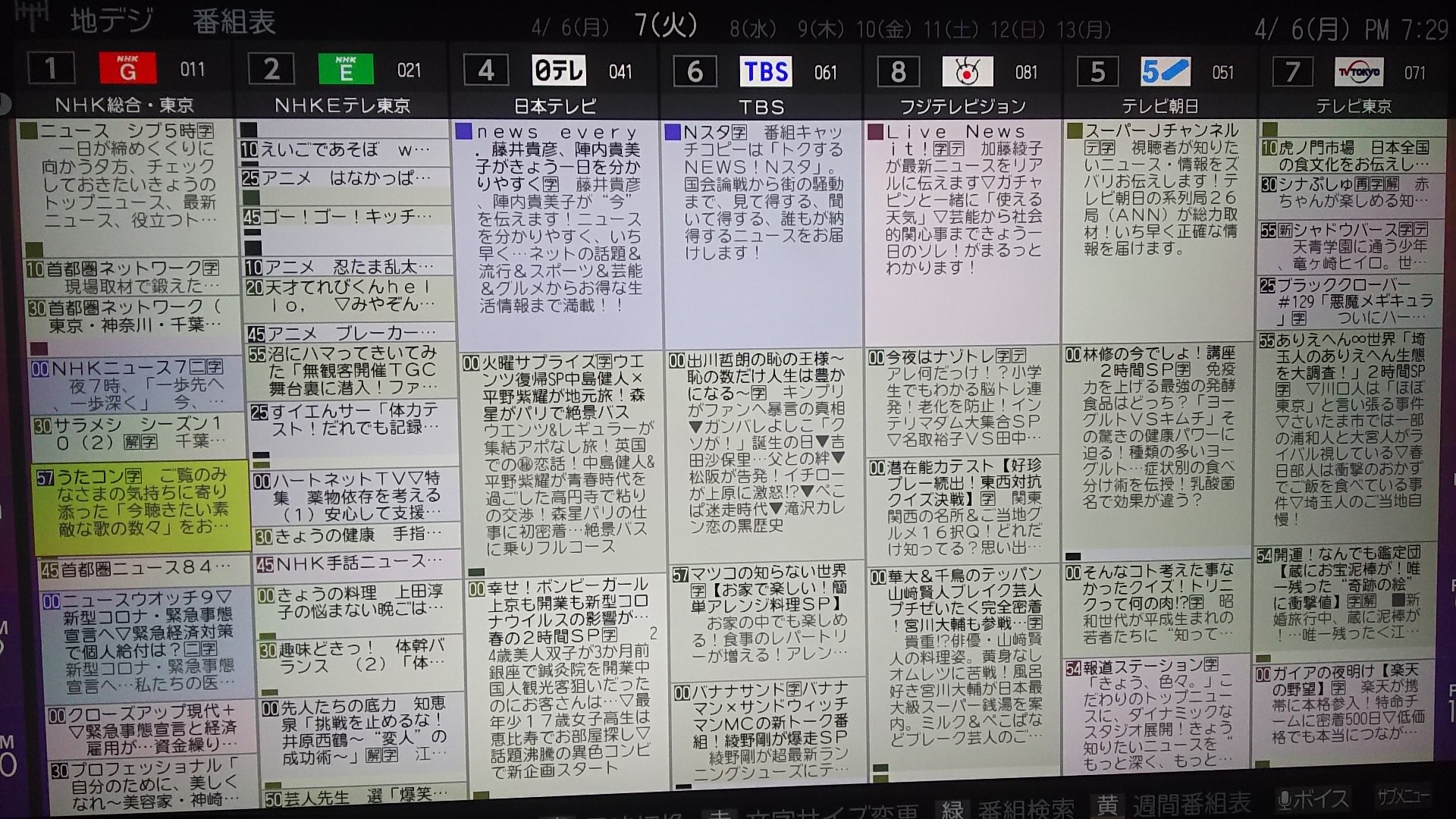 Fusta 年4月7日の番組表 前日19 30時点 T Co Rsdrb99ifb Twitter Fusta 年4月7日の番組表 前日19 30時点 T Co Rsdrb99ifb Twitter