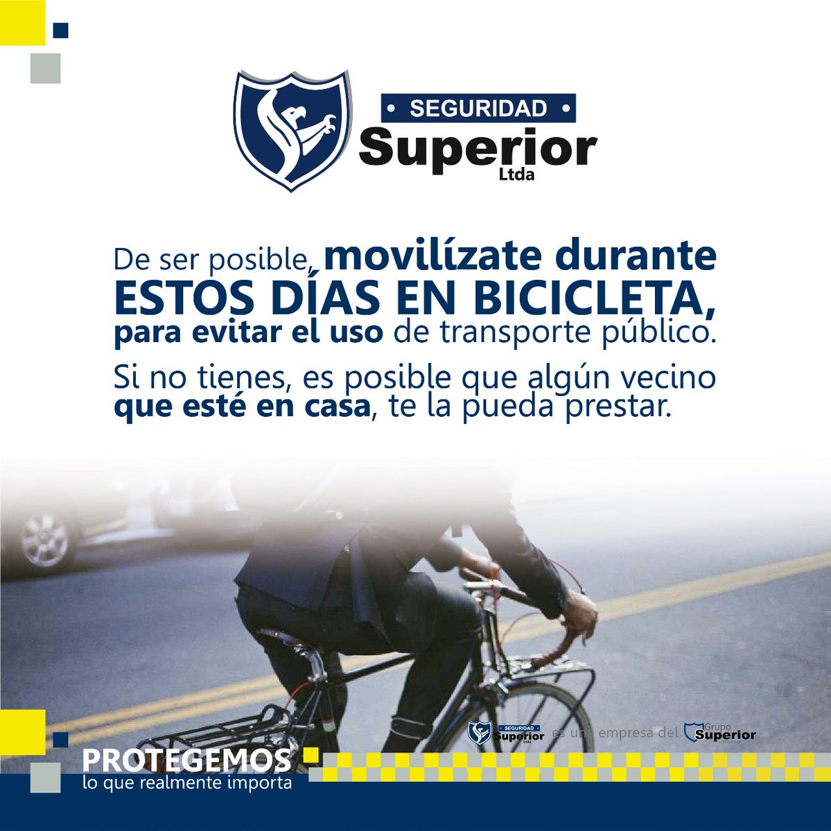 Te invitamos a movilizarte en la bicicleta, es este momento es uno de los transportes más seguros. #bicicleta #transporte