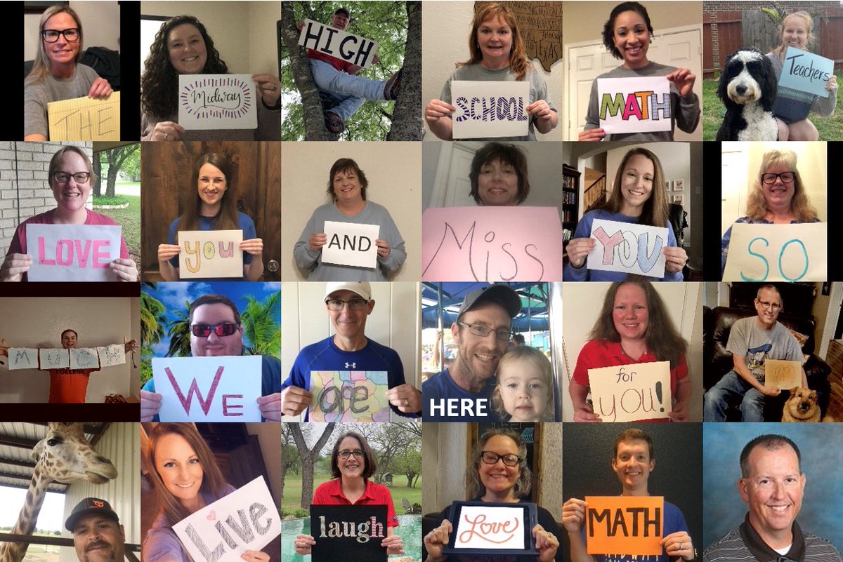LoraSims20's tweet photo. Love the MHS Math team! They sure do miss their students and are here for them no matter what!! Such an amazing group of teachers!!! https://t.co/HTfJaLgqnw