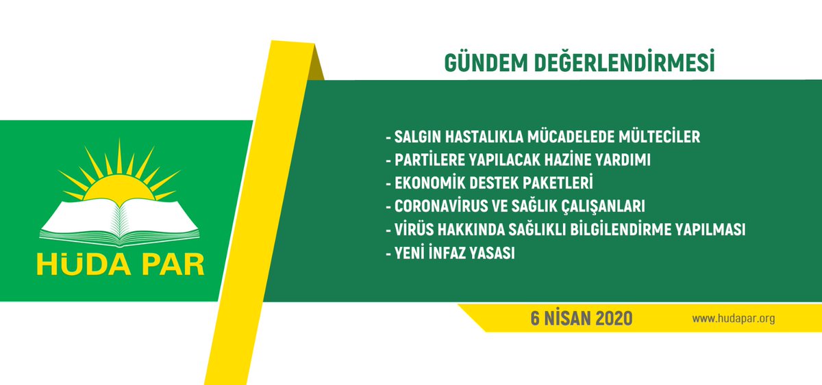 HurDavaPartisi's tweet photo. Genel Başkanımız Sayın İshak Sağlam, yaptığı haftalık gündem değerlendirmesinde; gündeme ilişkin önemli açıklamalarda bulundu. Detaylar internet sitemizde... #HÜDAPARGündem 
https://t.co/4V2seRgvDs https://t.co/9ZB1KHRQA1