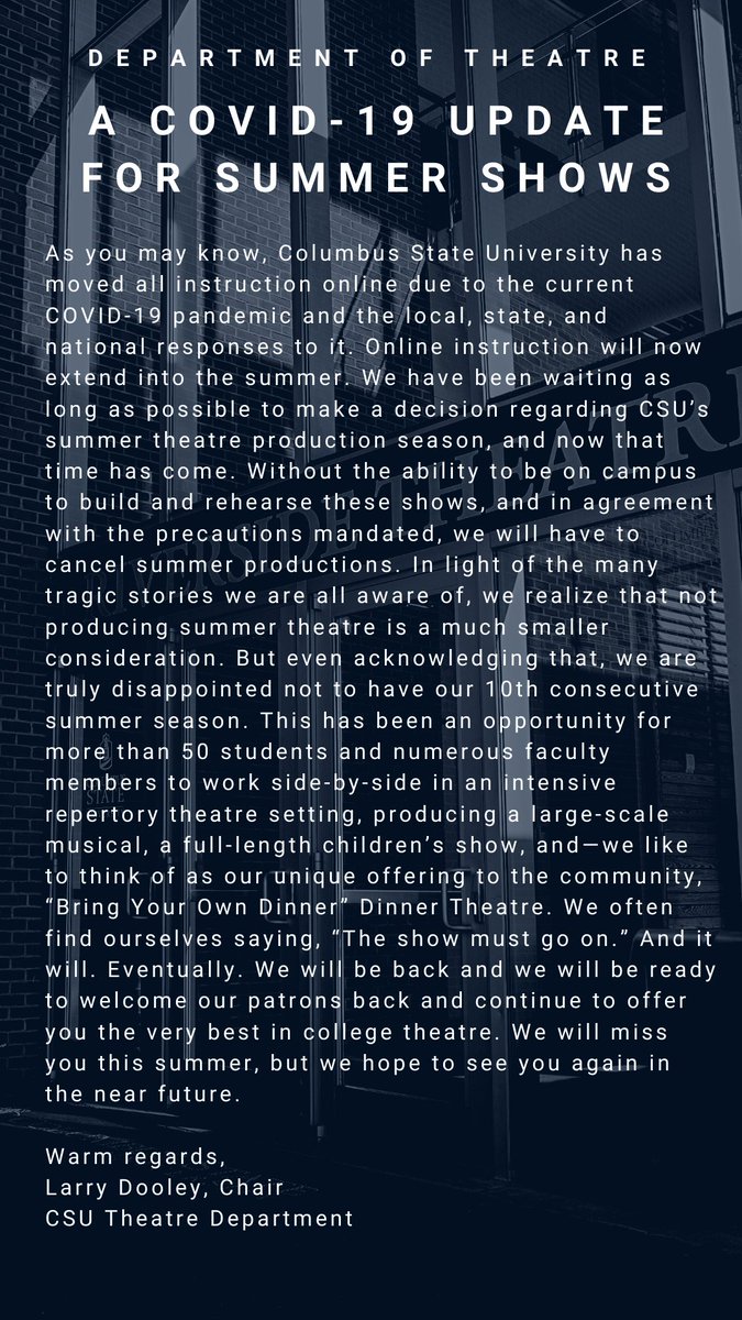 CSUTheatre's tweet photo. https://t.co/wq9o5cphaK