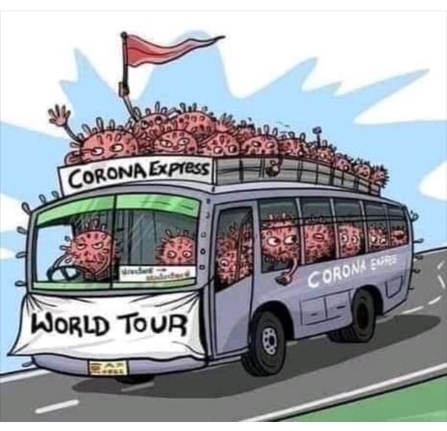 #Corona express #World tour