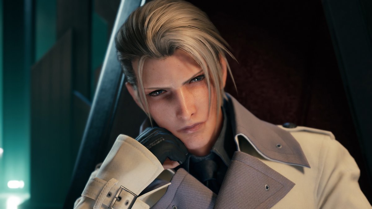 finalfantasyvii's tweet photo. Rufus Shinra is President Shinra's son, and the current vice president of the Shinra Electric Power Company in #FinalFantasy VII Remake. He has recently been away from Midgar on an extended business trip… #FF7R https://t.co/D7u4Ardqof