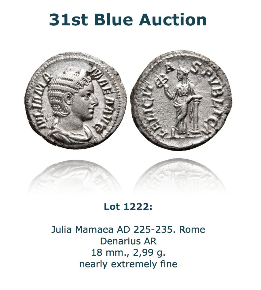 SavocaCoins's tweet photo. 🎉Highlight of our 31st Blue Auction which will take place on April, 25th and 26th 2020 at 5pm CEST 😍
More information: https://t.co/oiBTINdkMX
#auction #auctionhouse #coins #coin #münzen #münze #ancientcoins #ancientcoin #antikemünzen #antikemünze #numismatics #numismata https://t.co/IWW57VY7Jh