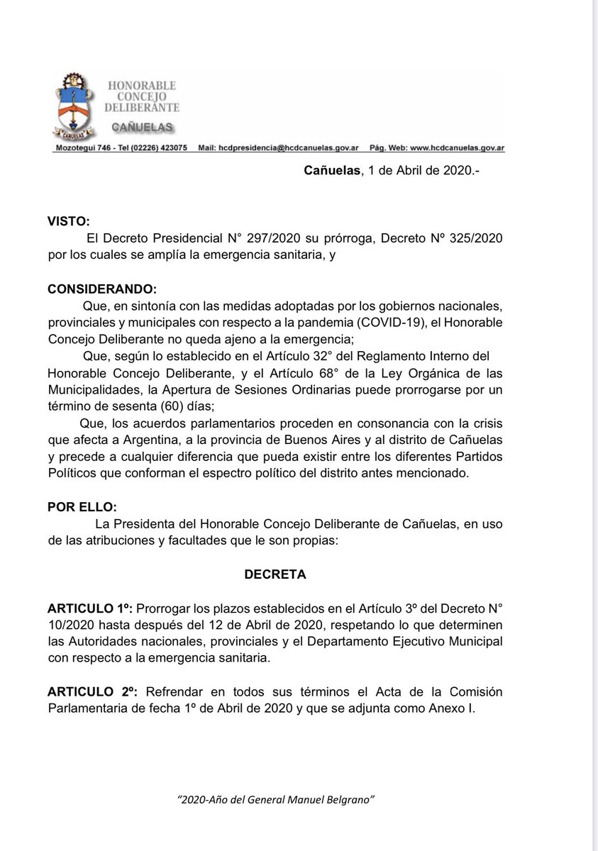 CanuelasHcd's tweet photo. #PrórrogaSesión #ComisiónSaludSesiónPermanente #QuedateEnCasa https://t.co/gW54R37unl