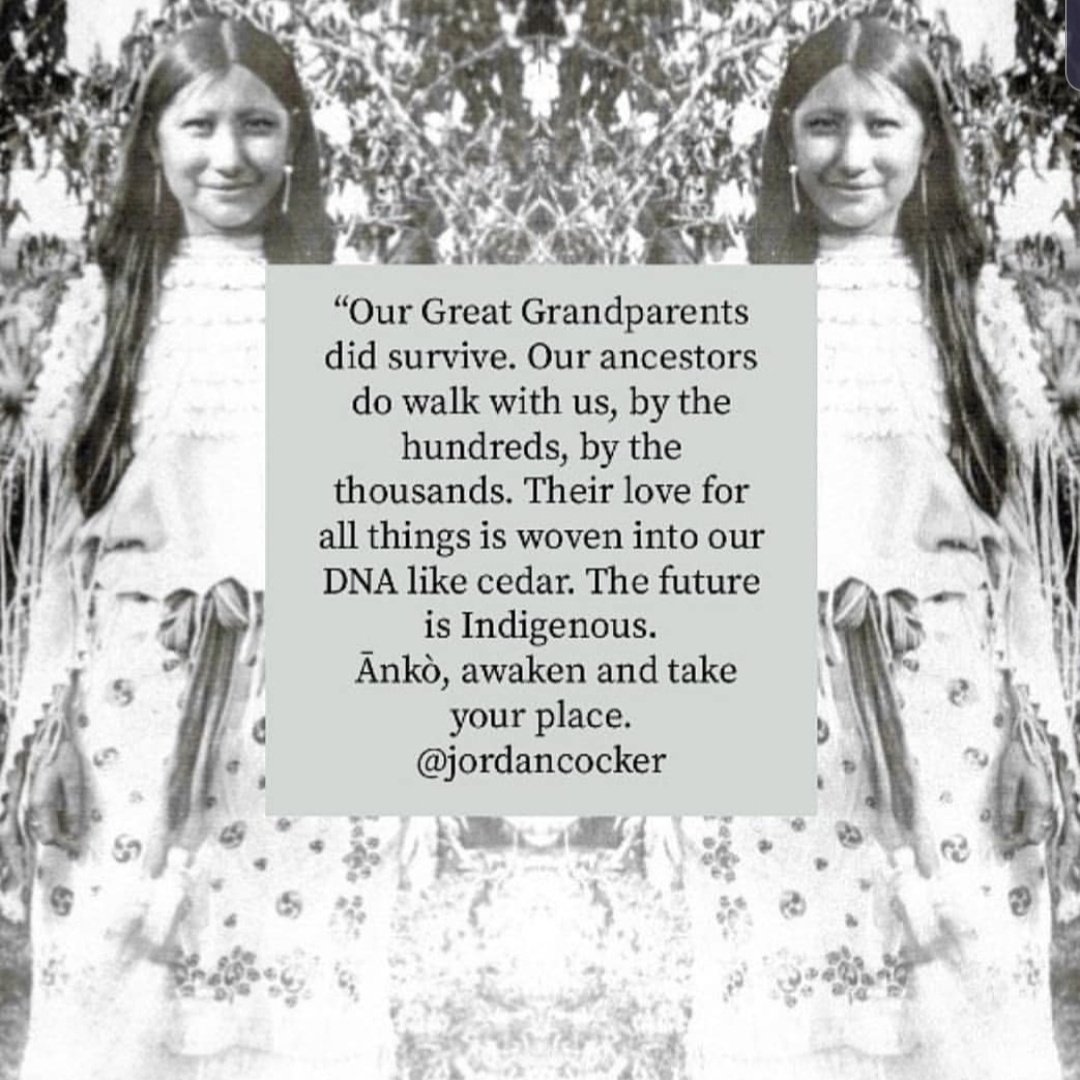 This seemed fitting for today ✊🏽 Stay safe and Stay strong Relatives! #WeGotThis #NativeTwitter #covid19 #ancestors
#RP by @jordan_a_cocker