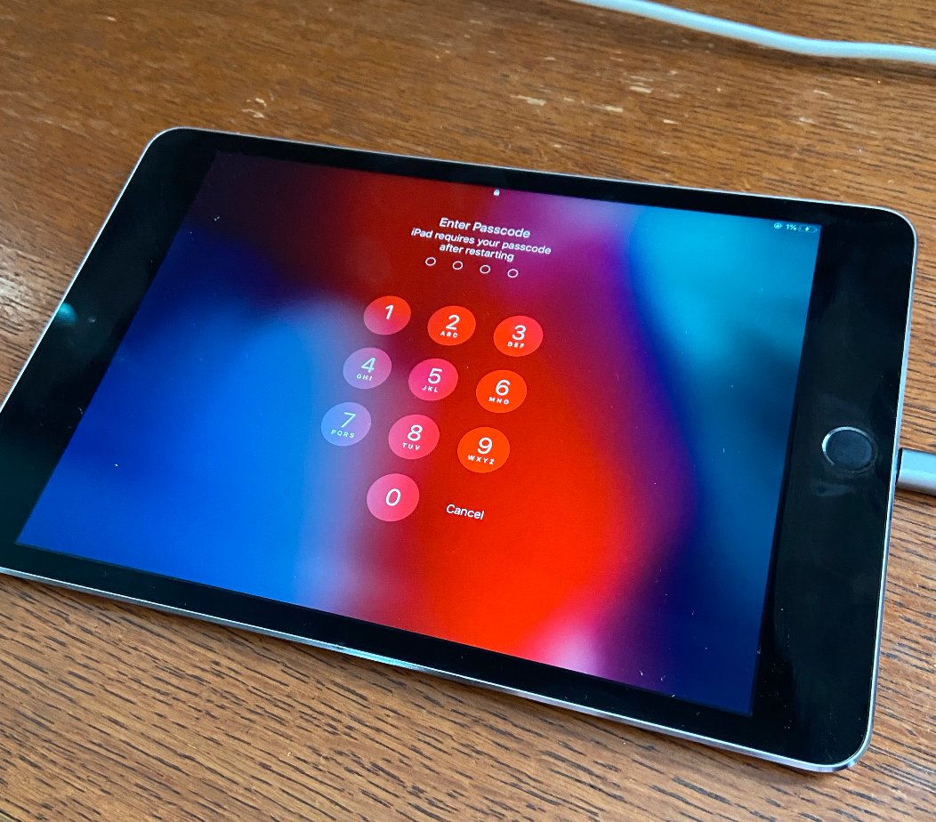 gyanez78's tweet photo. I forgot to give @Apple props here.  To my surprise, the frozen iPad that was in our freezer for weeks turned on without issue after it dethawed (now in-transit back to the packager/original owner).  Quality product, guys! :-) https://t.co/1OXy1ppFUL