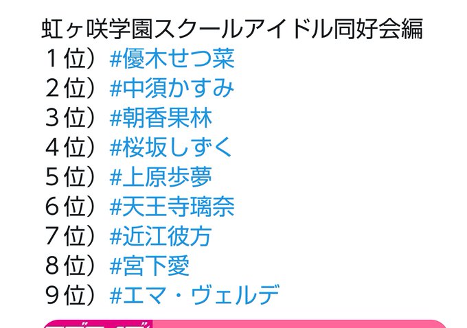 ラブライブ総選挙のtwitterイラスト検索結果