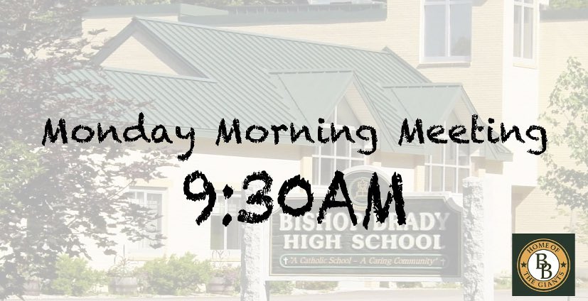 Watch the first Virtual Monday Morning Meeting! 
vimeo.com/404578995 
#BBHSMMM #BradyBeingBrady #BradyLearnsRemotely #NHLearnsRemotely