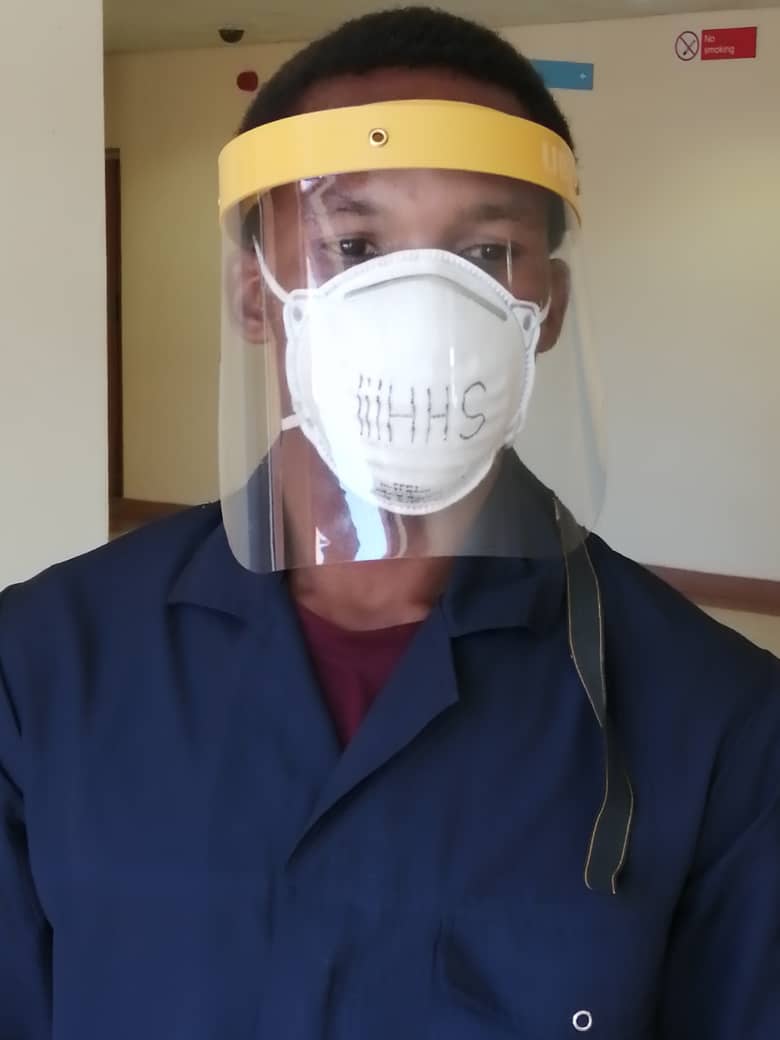 unabusang's tweet photo. Attention was shifted towards designing of face shields, face masks and ventilation hoods. The design processes started with prototyping of the face shield and face mask. The face shield is  complete and production towards meeting the national demand will commence. https://t.co/776jwU9Isy