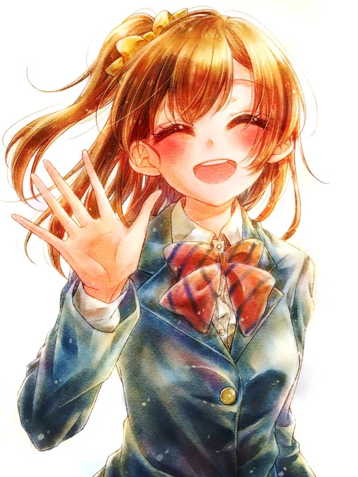 笑顔 #上手い下手は別にして自分の絵柄のここが好き 