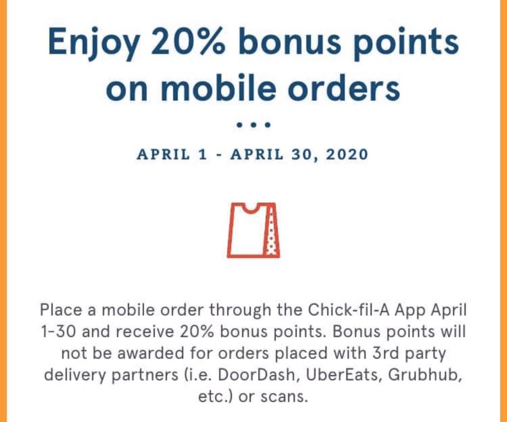 CFALakeParkGa's tweet photo. A little something for our Chick-fil-A One App members during this time~ Thank you for helping us reduce person-to-person contact by using the Chick-fil-A App &amp; placing Mobile Orders.
Again it’s the #LittleThings because #WeAreInThisTogether 
#ChickfilALakePark
#ChickfilAOneApp https://t.co/j4cqZiysFE