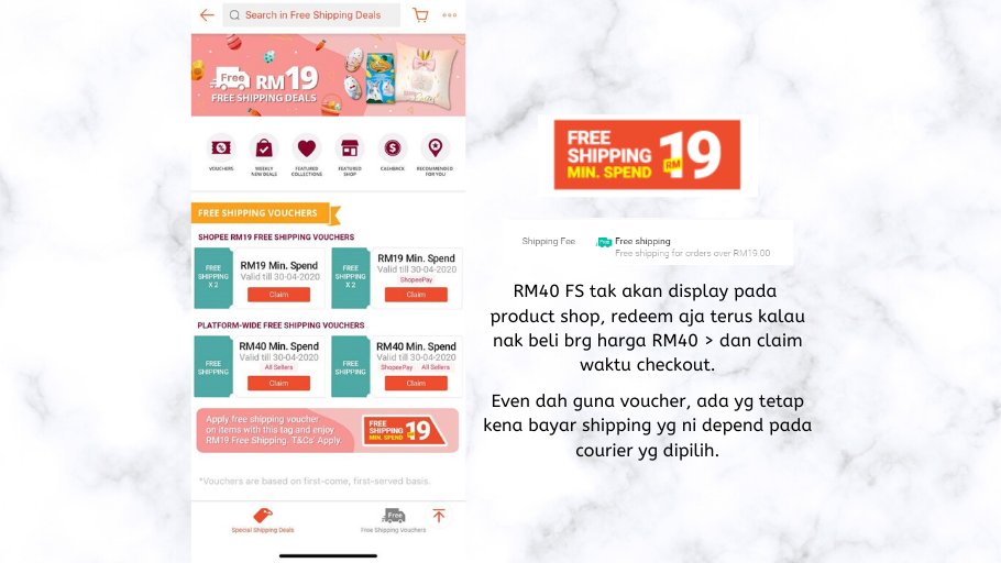 Sarah 💕 Engkuskin on Twitter "4. FREE SHIPPING VOUCHER📨 Ada 2 jenis