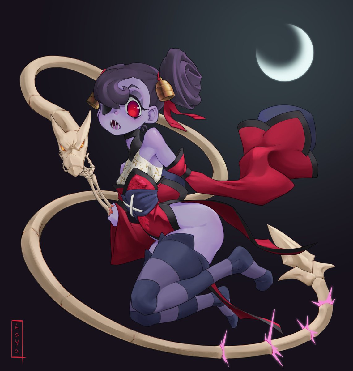 hayabusart's tweet image. there she is
#Skullgirls #Squigly