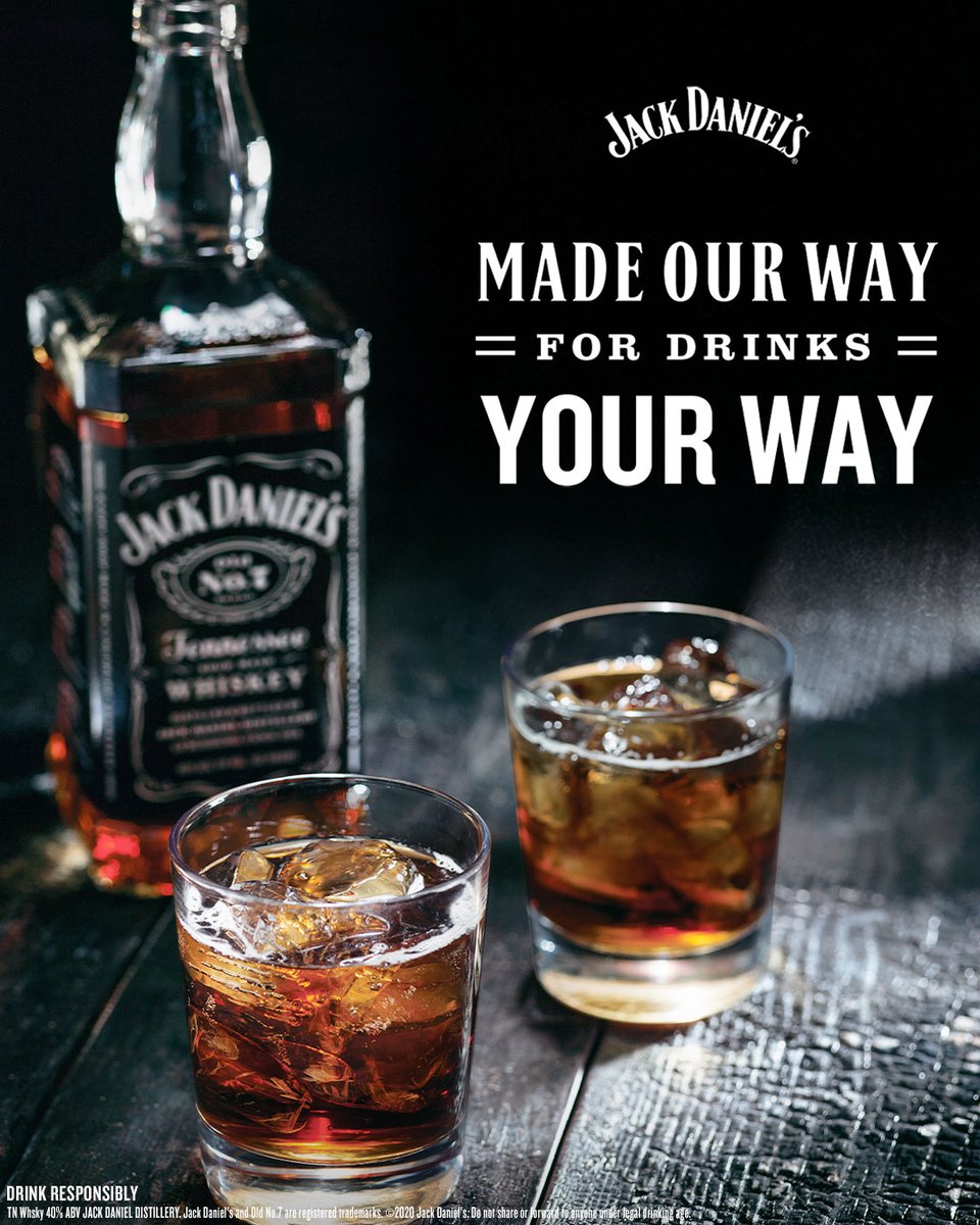 Bring home America’s favorite bar call.
Jack &amp; Coke®
- 2 oz Jack Daniel’s Tennessee Whiskey • 
- Top with Coke®
#JackDaniels