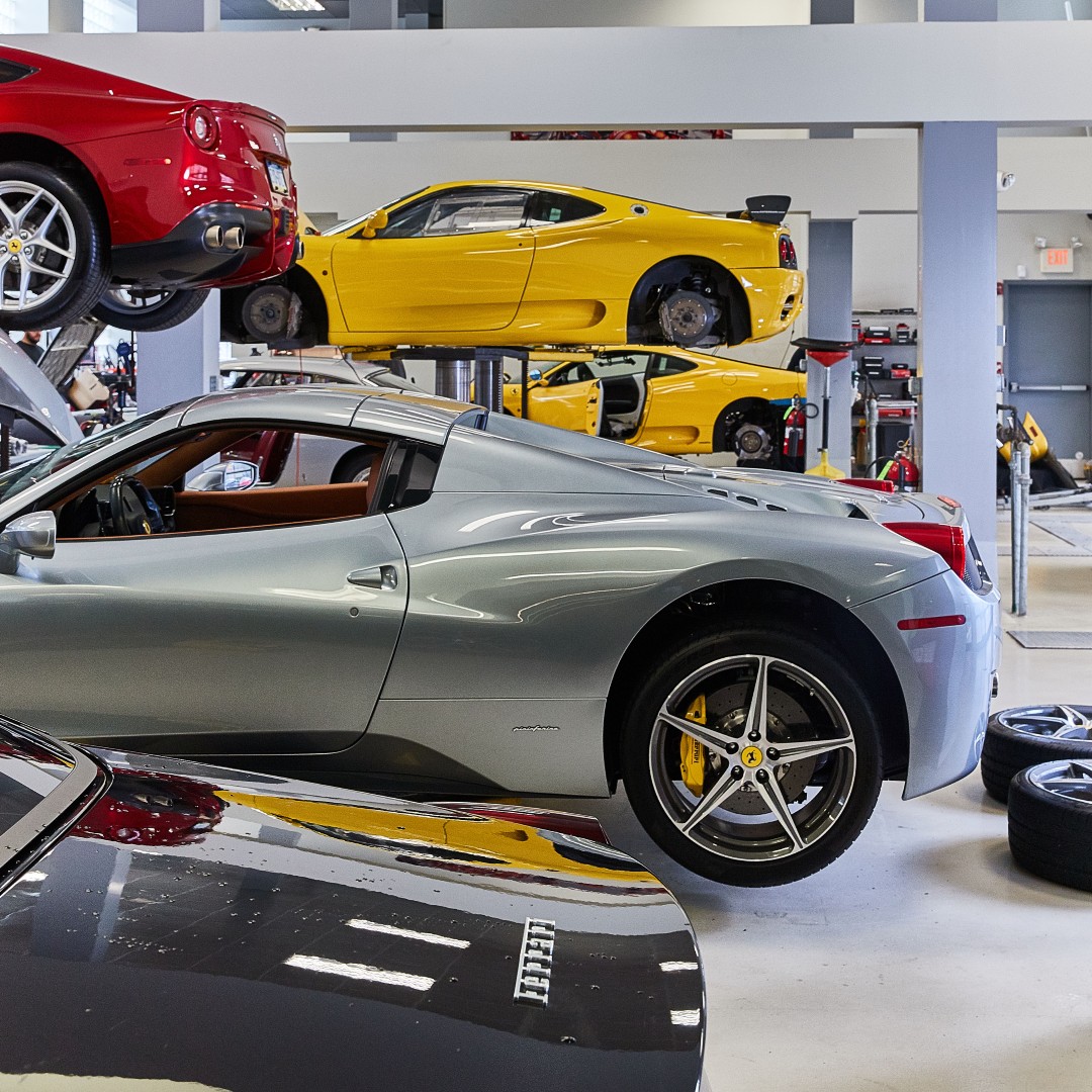 ferrariphl's tweet photo. We love a busy workshop! Contact our Service Team to schedule your appointment! #AlgarService https://t.co/s4RPLWQw8y