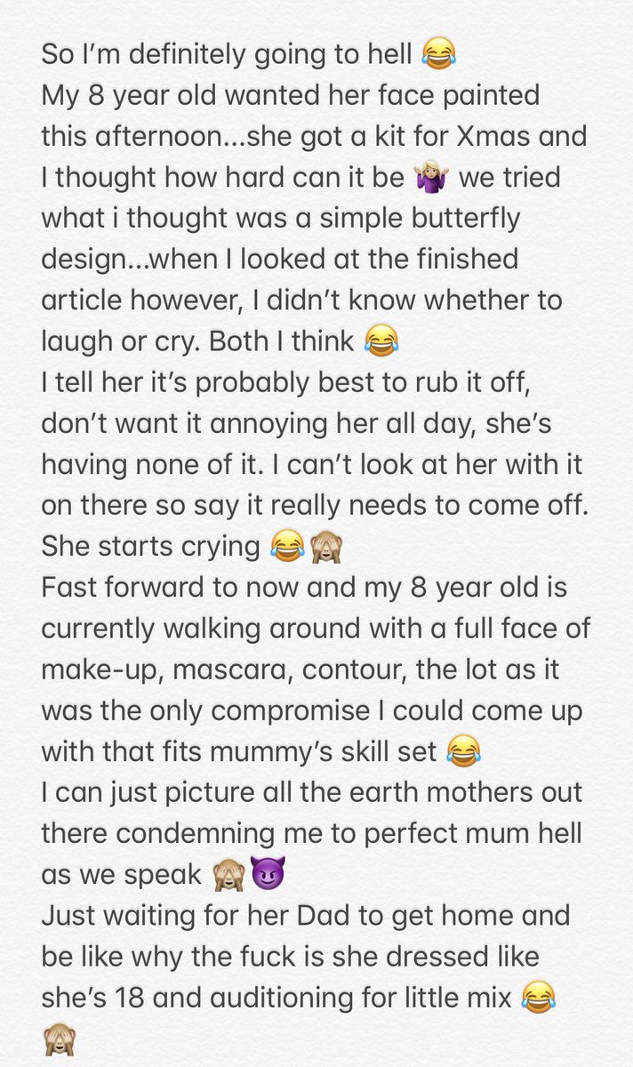amyb2711's tweet photo. Just another day in lockdown for super mum over here..... 😂🙈🤷🏼♀️ #lockdown #perfectmum #facepaintfiasco https://t.co/SVJBCKam5X