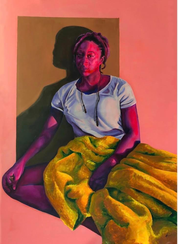 Ijania Cortez focuses on portraiture and her use of colors evokes a divine quality of her subjects.