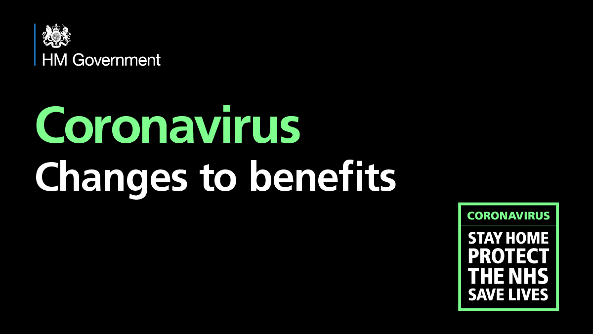   #Coronavirus: What you need to know about today's announcement on benefits. (1/5)