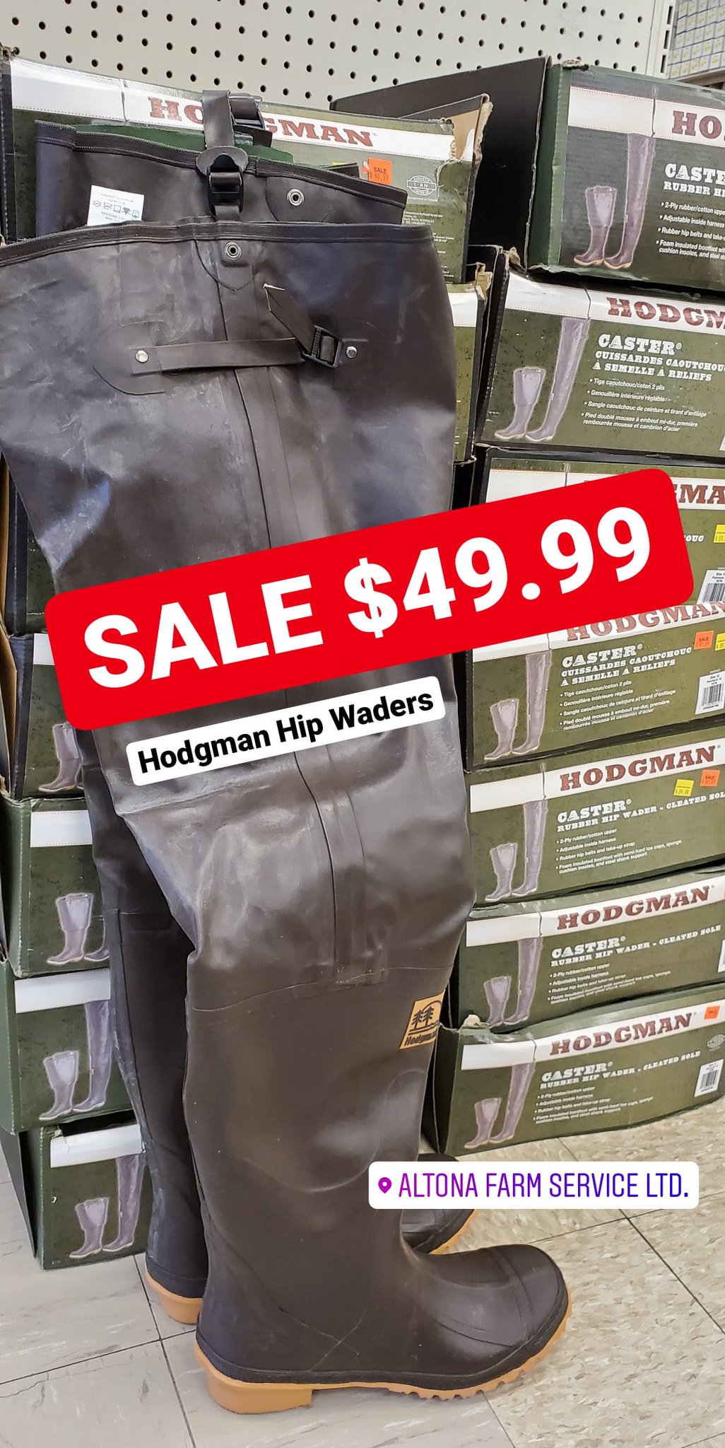 Altona Farm Service Hodgman Hip Waders Sale 49 99 Afs Altonafarmservice Altona Farm Service Hodgman Hip Waders Sale 49 99 Afs Altonafarmservice