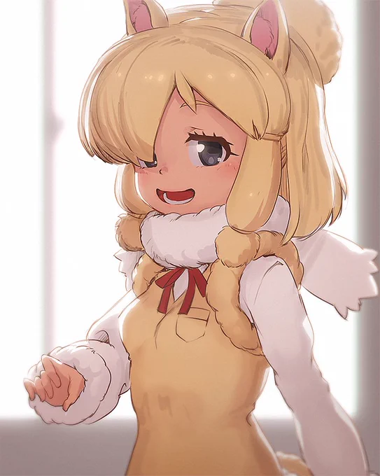 ちょっと待っててにぇ!
#けものフレンズ #アルパカ・スリ 