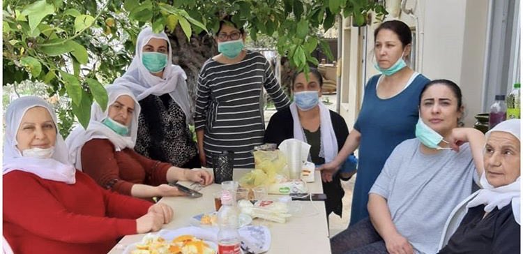 Druze mothers cooked traditional Druze food and distributed at the nearest hospital