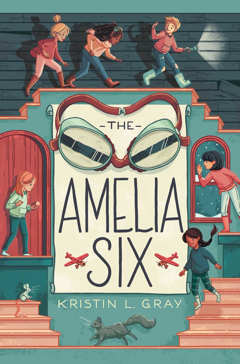 For  #IndieBookstorePreorderWeek, I recommend preordering THE AMELIA SIX by  @kristinlgray from Two Friends Bookstore  https://www.twofriendsbooks.com/  in Bentonville, AZRelease Date: 6/30/20Publisher:  @pwisemanbooks/ @SimonKIDS