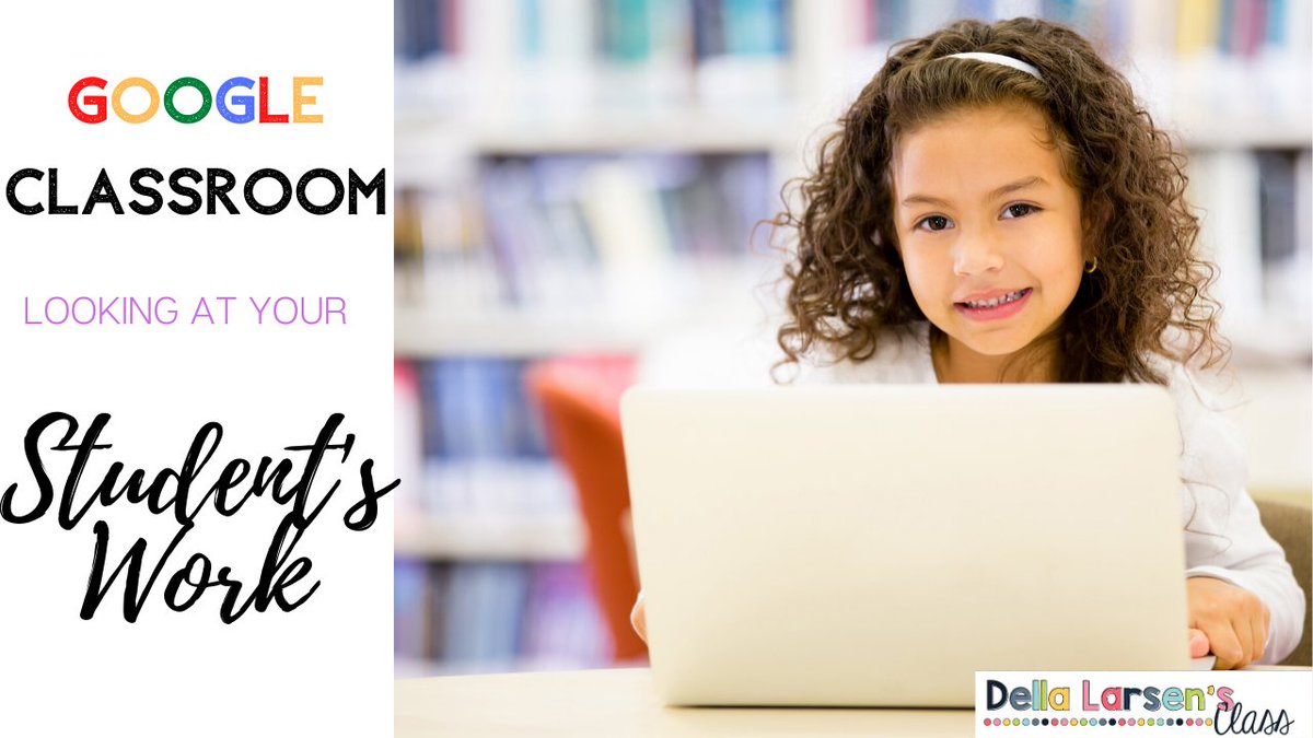LarsenClass's tweet photo. How do you look at student work with #GoogleClassroom. I'll walk you through the simple steps in this quick video https://t.co/rvl7PfosPY #distancelearing #Kindergarten #remotelearning https://t.co/qnm97adPHu
