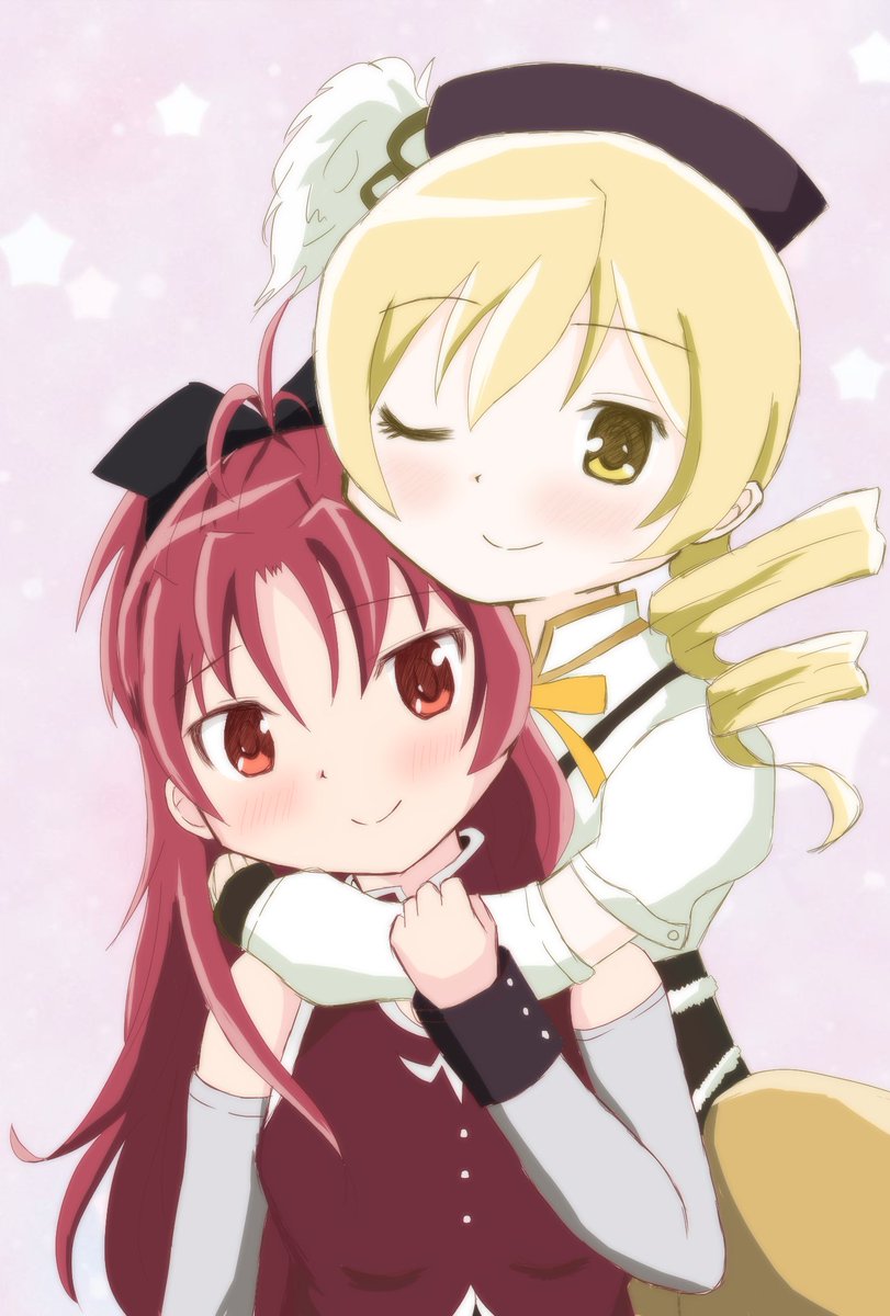 りぃ マミ杏 イラスト 佐倉杏子 巴マミ マミ杏