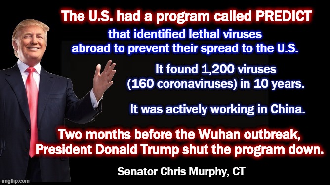 prayerfeathers's tweet photo. @DonaldJTrumpJr @realDonaldTrump #TrumpIsALooser
What early response? #DonaldTrumpFailedUS by closing down all the scientific programs that would have saved thousands of lives. https://t.co/HBzicmXq0k