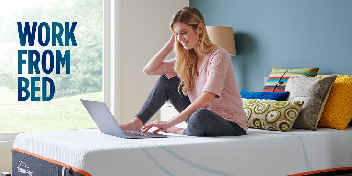 Working from home really means working from bed. Show us your #WFB stations!