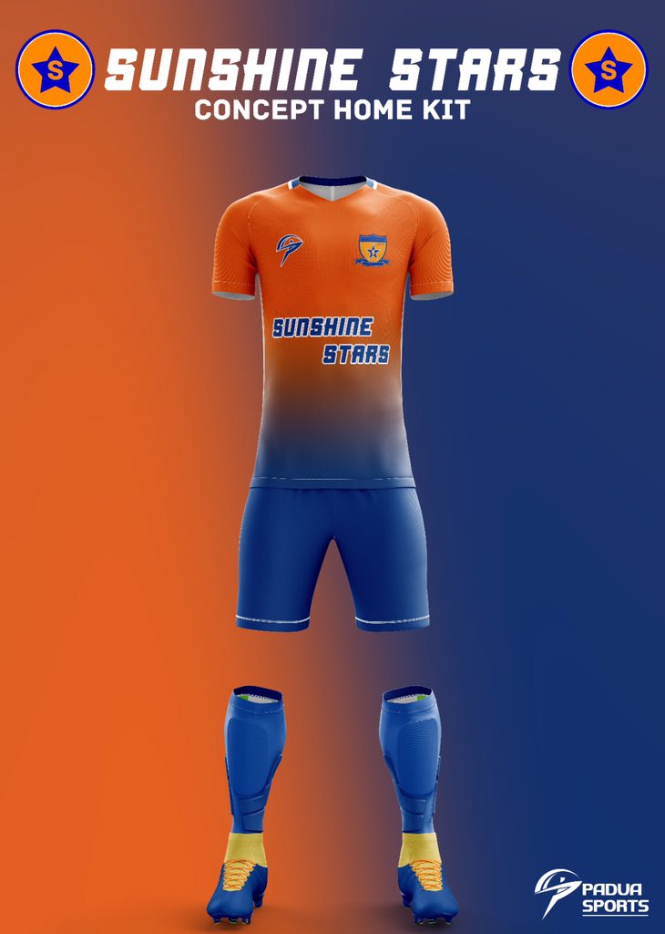 PaduaSportsNG's tweet photo. #NPFLKitDesignChallenge

Day 3: Sunshine Stars

Concept Jerseys of the 2012 CAF Champions League Semi-Finalists 

Which team do you guys want to see tomorrow? 

@LMCNPFL @SunshineFCAkure @ShehuDikko 
@Africansoccerup @NPFLInsider 

#npfl20 #AkureGunners #OwenaWaves https://t.co/MjuRDDchXy
