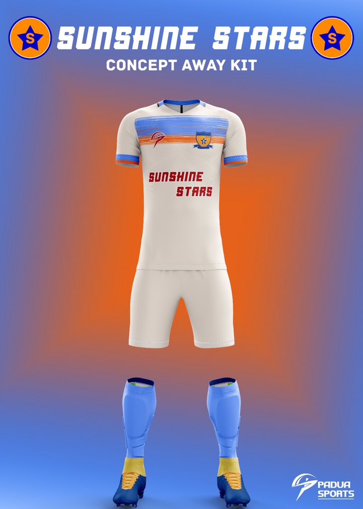 PaduaSportsNG's tweet photo. #NPFLKitDesignChallenge

Day 3: Sunshine Stars

Concept Jerseys of the 2012 CAF Champions League Semi-Finalists 

Which team do you guys want to see tomorrow? 

@LMCNPFL @SunshineFCAkure @ShehuDikko 
@Africansoccerup @NPFLInsider 

#npfl20 #AkureGunners #OwenaWaves https://t.co/MjuRDDchXy