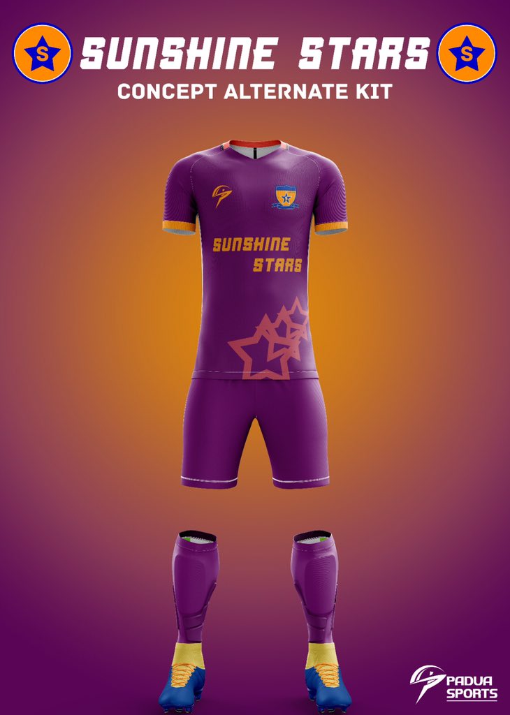 PaduaSportsNG's tweet photo. #NPFLKitDesignChallenge

Day 3: Sunshine Stars

Concept Jerseys of the 2012 CAF Champions League Semi-Finalists 

Which team do you guys want to see tomorrow? 

@LMCNPFL @SunshineFCAkure @ShehuDikko 
@Africansoccerup @NPFLInsider 

#npfl20 #AkureGunners #OwenaWaves https://t.co/MjuRDDchXy