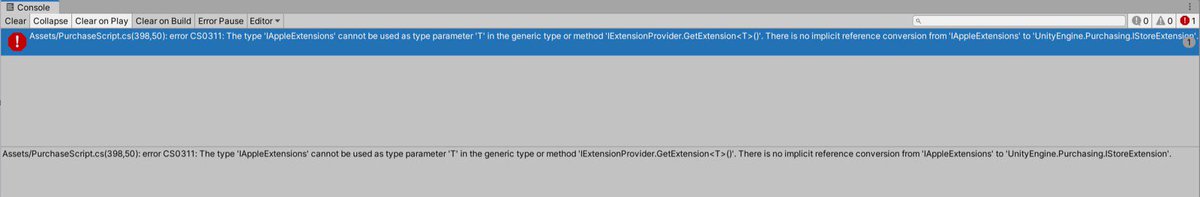 Orthorsofficial's tweet image. #unity3d #unityhelp 
So I was making an update and some terrible helper of unity basically made me update, break the game and then had no solution to fix it lol.

Does anyone know how to solve this error? I managed to get it down to 1 error (although it’s usually a lie kmt)