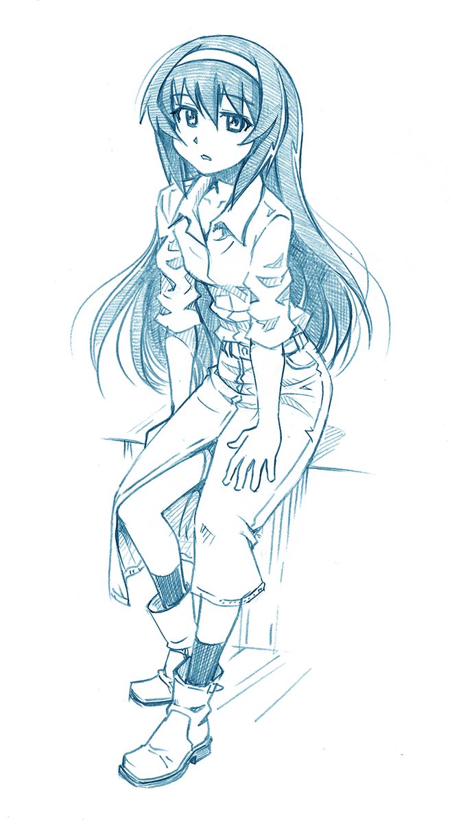 冷泉麻子 「普段着の麻子も良い 」|bbbのイラスト