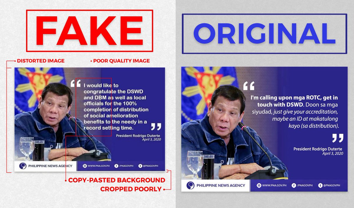 Pcoo Global Media Affairs On Twitter Disclaimer It Has Come To Our Attention That A Screenshot Of One Of Our Social Media Quote Cards Bottom Has Been Edited And Is Making Rounds