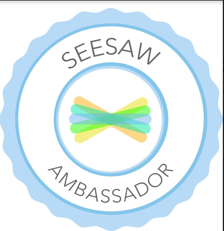 I am officially a #seesawambassador @Seesaw #learningneverstops