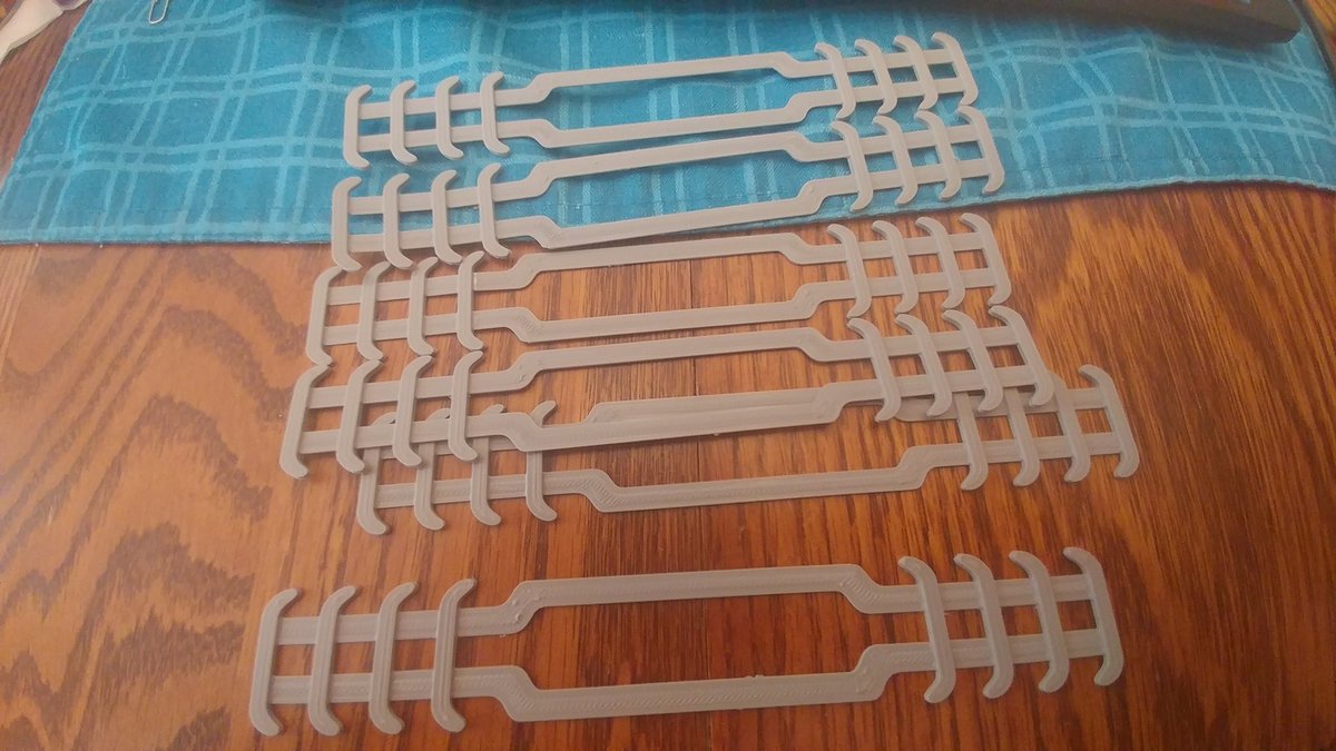 Mickeyteacher's tweet photo. My niece asked if I could make mask guards. #helpwhereican #thankmedicalstaff https://t.co/IynhIORz82