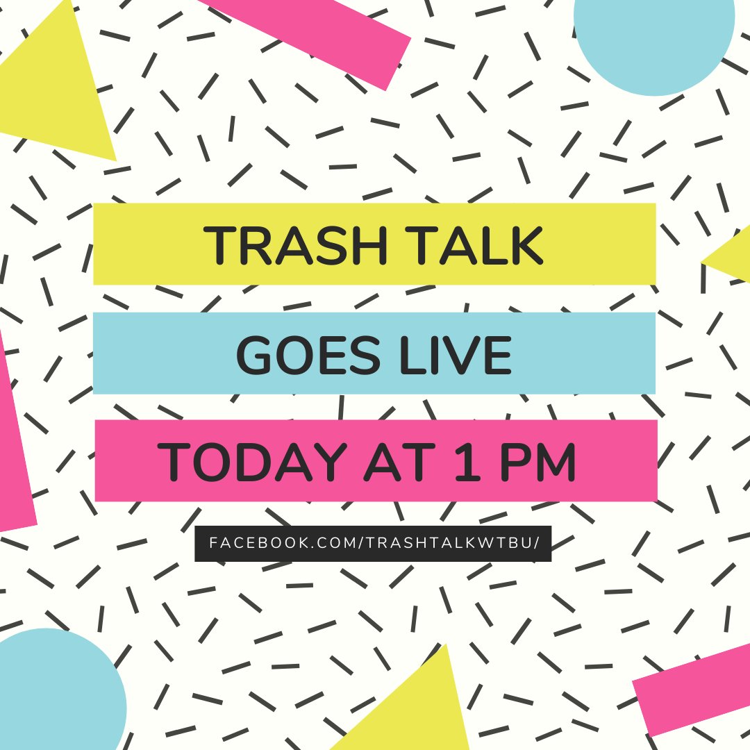 trashtalkwtbu's tweet photo. Check out https://t.co/57OFAEjg9T at 1 PM EST to hear a new episode of your favorite trash talkers! https://t.co/MpMhH8sUiT