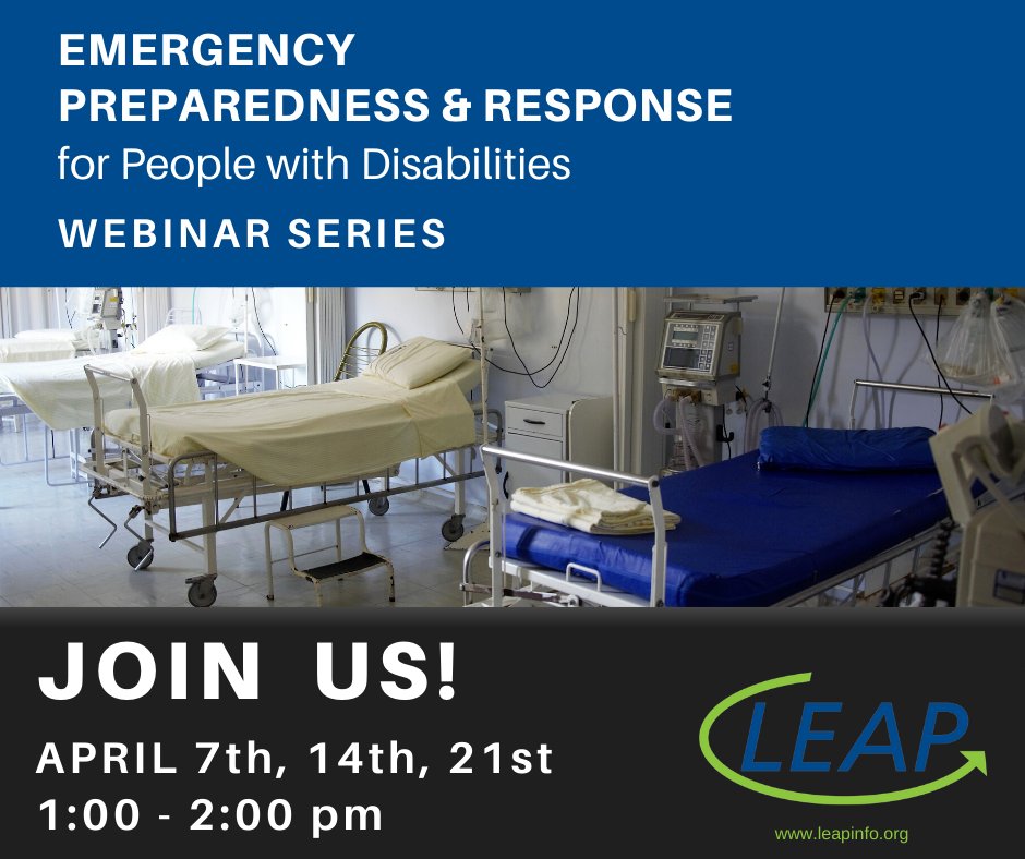 SCI_Function's tweet image. Emergency Preparedness Webinar Series - mailchi.mp/759b38739e45/e…
Registration: Required, use this link: bit.ly/EMPrpRspsRegis…