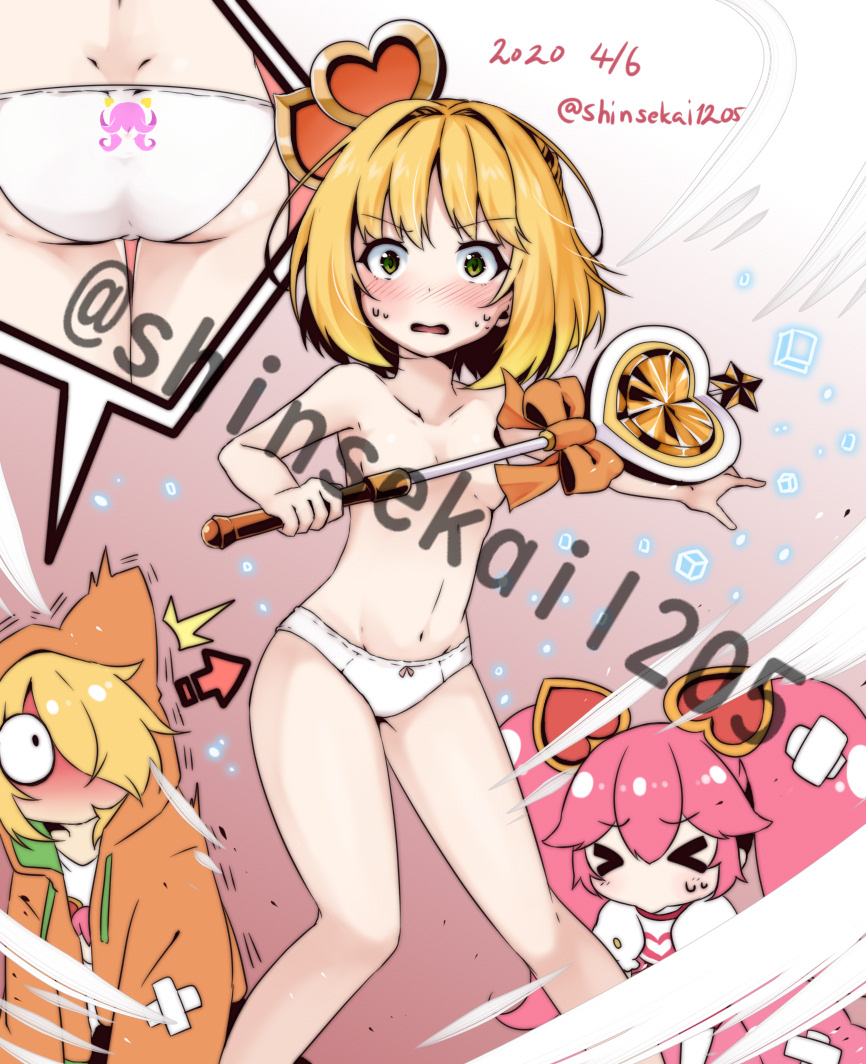 星華 彩二魔 創作小説 やくまが リメイク 二部開始 Pa Twitter Https T Co Tgb1bwd3ij 以前アンケートとった パンツ一枚姿ルルカ が完成しました 最近見かけないマルリリルルメンバーで リリカを庇ったルルカ しかし ナタデココになったのは衣装のみだっ