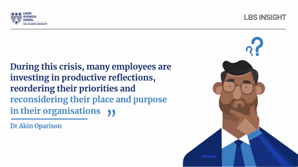 LBSNigeria's tweet photo. #LBSInsight
Your organisation will not be the same after the #COVID19 crisis is over. Some of your employees are looking out for themselves and foreseeing issues that could affect their career once this is over. https://t.co/x4r8wfud2x