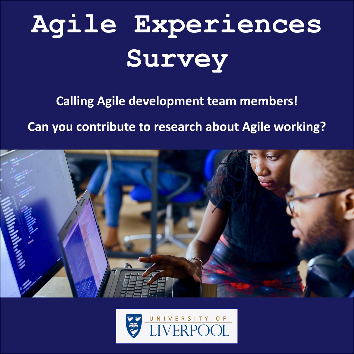 agile_survey's tweet image. Agile team members - I&apos;d love to hear from you!  

You will be asked some simple questions about your work and how you feel about your career.  Your participation will take 10-15 minutes and is anonymous and confidential.

livpsych.eu.qualtrics.com/jfe/form/SV_54…

#agile #scrum #kanban #devlife
