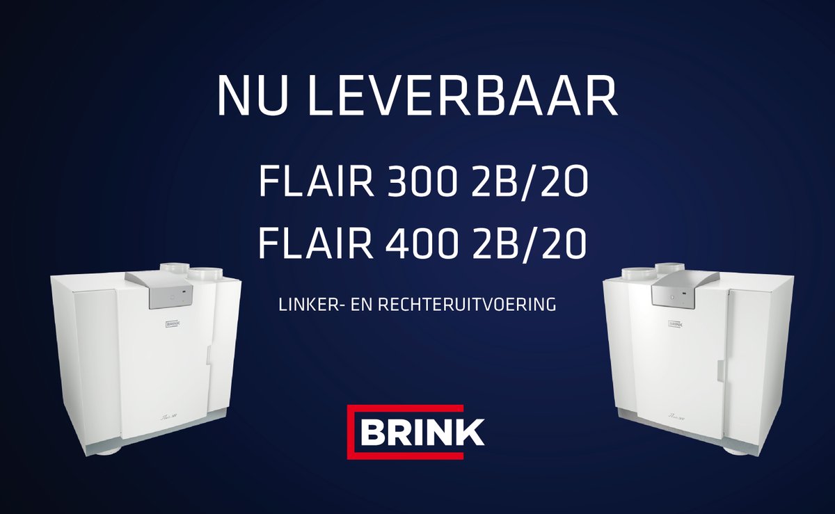 BrinkCS's tweet photo. De Flair-familie is verder uitgebreid! Nu ook leverbaar: de Flair 300 en 400 met twee aansluitingen boven (2b) en twee aansluitingen onder (2o), in zowel linker- als rechteruitvoering. Alle WTW-units zijn per direct te bestellen in onze webshop https://t.co/PnnRBQ2Ctb https://t.co/J95BRX8hYG