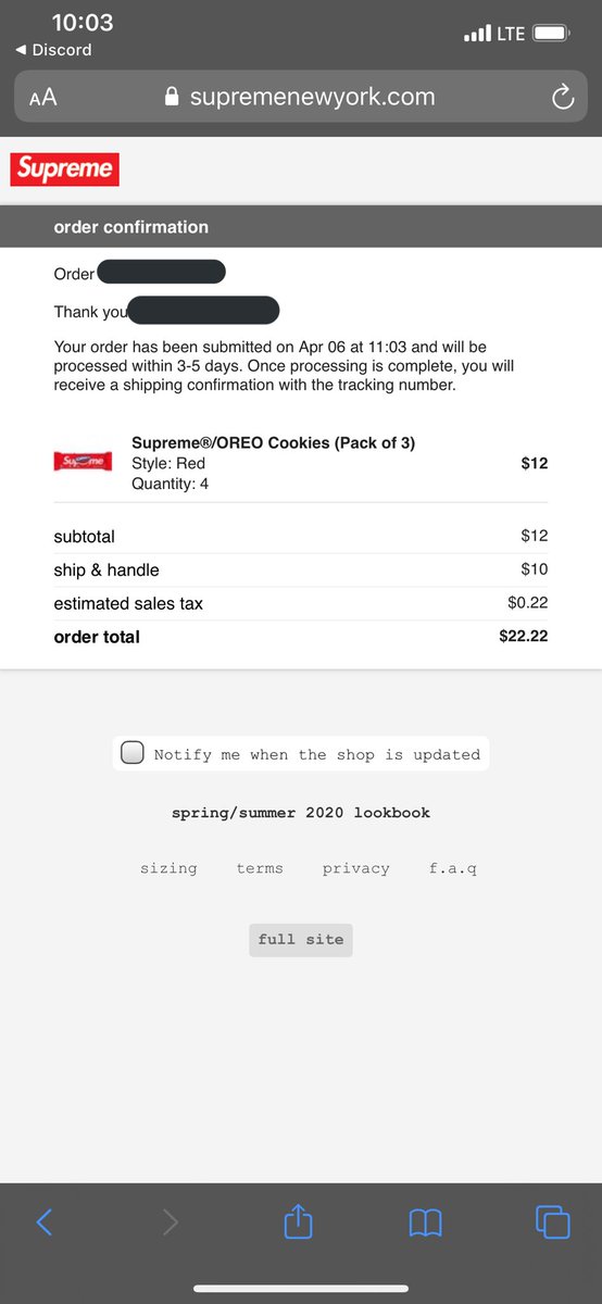 Thanks <a href="/HeatedSneaks/">Heated Sneaks</a> for restock monitors forgot about them Oreos