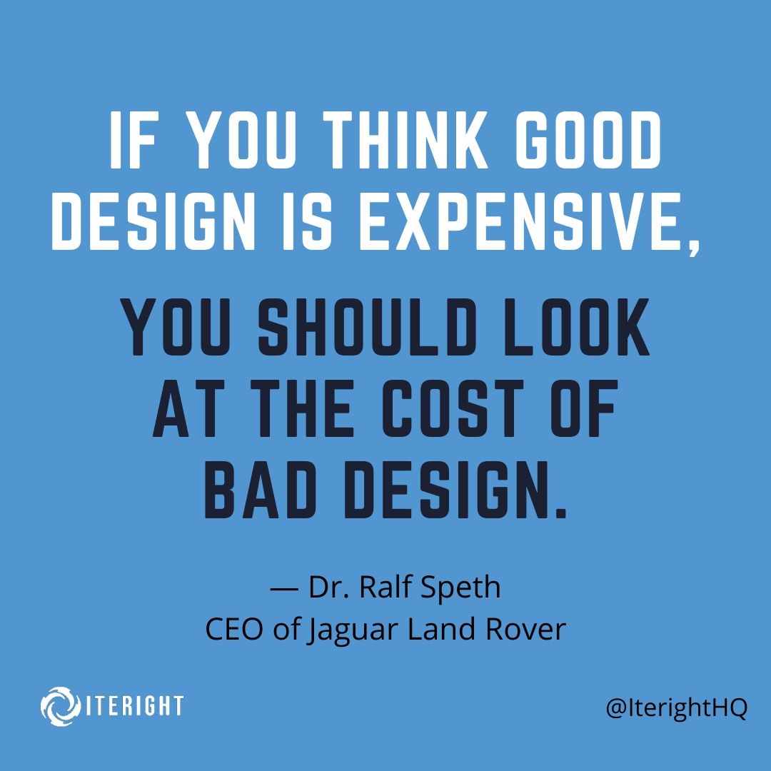 IterightHQ's tweet image. PSA: Test before you build (with Iteright, of course!)

Product teams that rush ideas forward risk wasting huge amounts of time, money and effort building the wrong thing. The consequences of bad design can be detrimental to your organization.