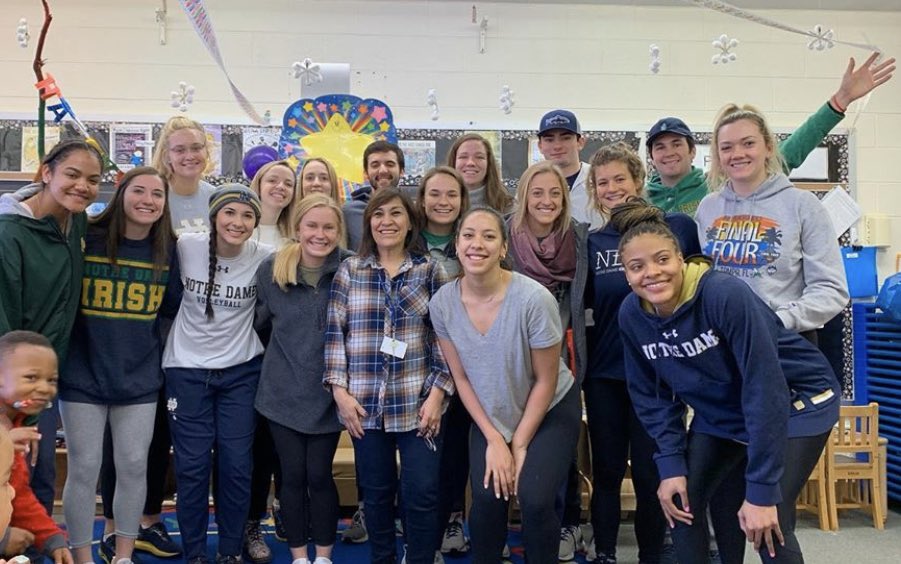 Happy #NationalStudentAthleteDay to the 2️⃣6️⃣ teams that continue to inspire us each and every day! ☘️

We can’t wait to have you home soon! 
#GoIrish